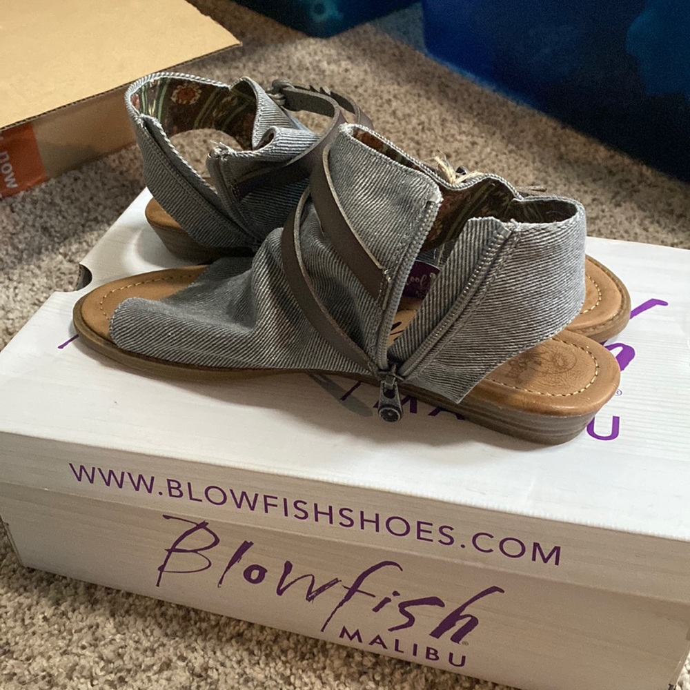 Blowfish sandals size 7 new with box